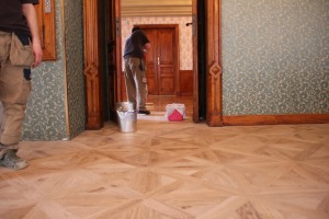 renovace zámeckých mozaikových podlah - Bona Tvrdý voskový olej (42)