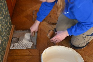 renovace zámeckých mozaikových podlah - Bona Tvrdý voskový olej (7)