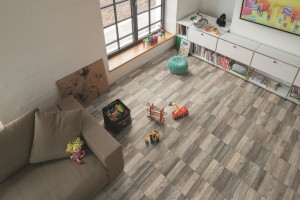 Moderní designová podlaha - dětský pokoj