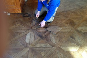 renovace zámeckých mozaikových podlah - Bona Tvrdý voskový olej (18)