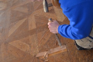 renovace zámeckých mozaikových podlah - Bona Tvrdý voskový olej (3)