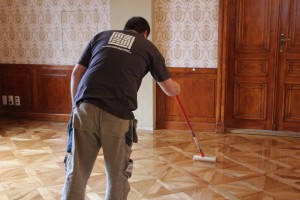 renovace zámeckých mozaikových podlah - Bona Tvrdý voskový olej (40)